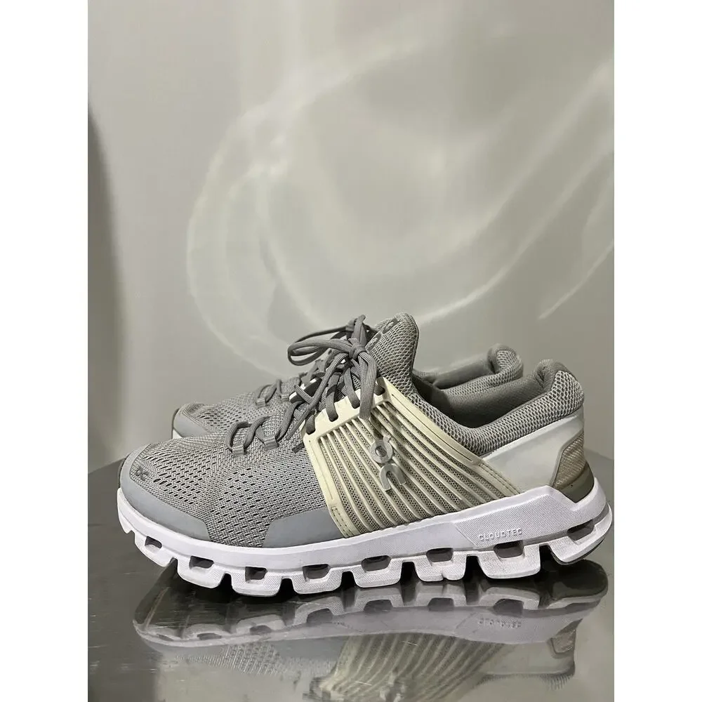 On Cloud Cloudswift Womens Size 9.5 Glacier White Running Shoes Low Top Sneakers